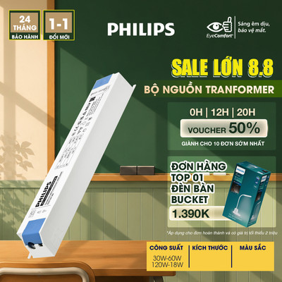 Nguồn Dây đèn LEDPHILIPS Transformer Công suất (30W,60W,120W,180W)