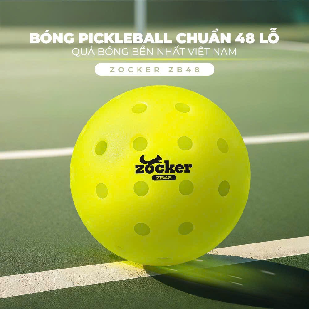 [Hỏa Tốc] Combo 3 bóng Pickleball Zocker Chuẩn USAPA - Five Star / Five Star Gen 2 / ZB48