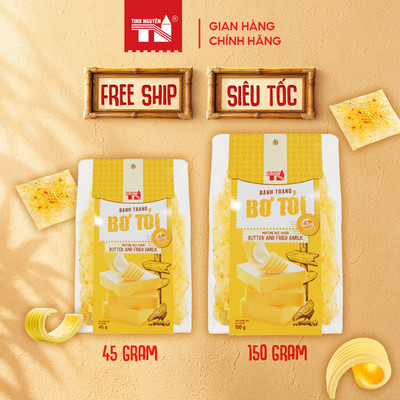 Bánh Tráng Bơ Tỏi Tây Ninh Tinh Nguyên (45g, 150g)