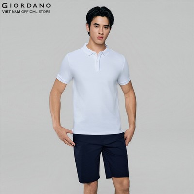 GIORDANO Áo Thun Nam Có Cổ Ngắn Tay Cooling Polo 01016275