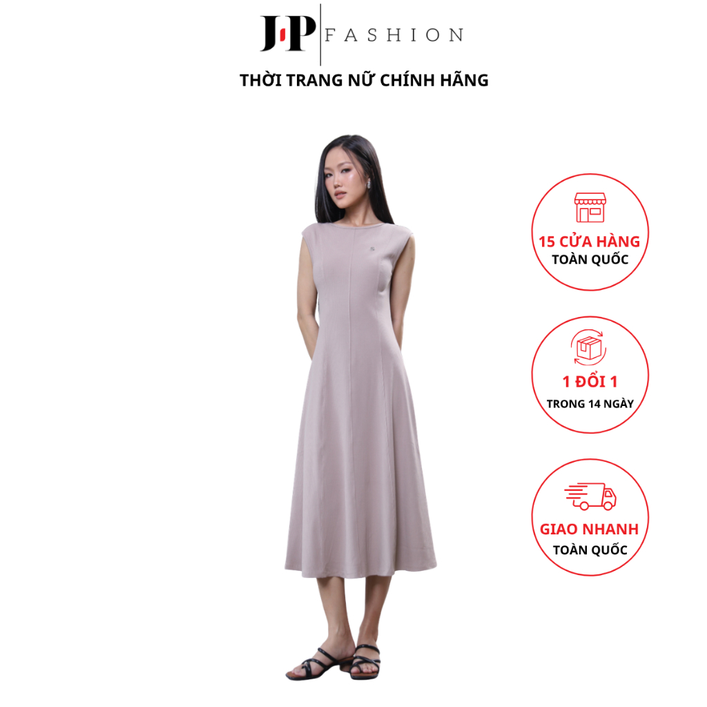 Đầm kiểu sát nách J-P Fashion 12112390, Chất liệu thun cao cấp, thiết kế sang trọng quý phái