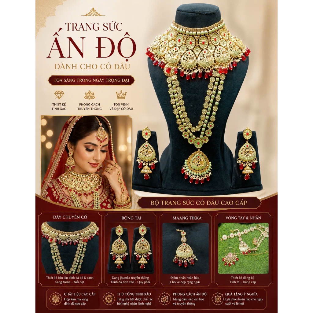 Set Trang Sức Ấn Độ