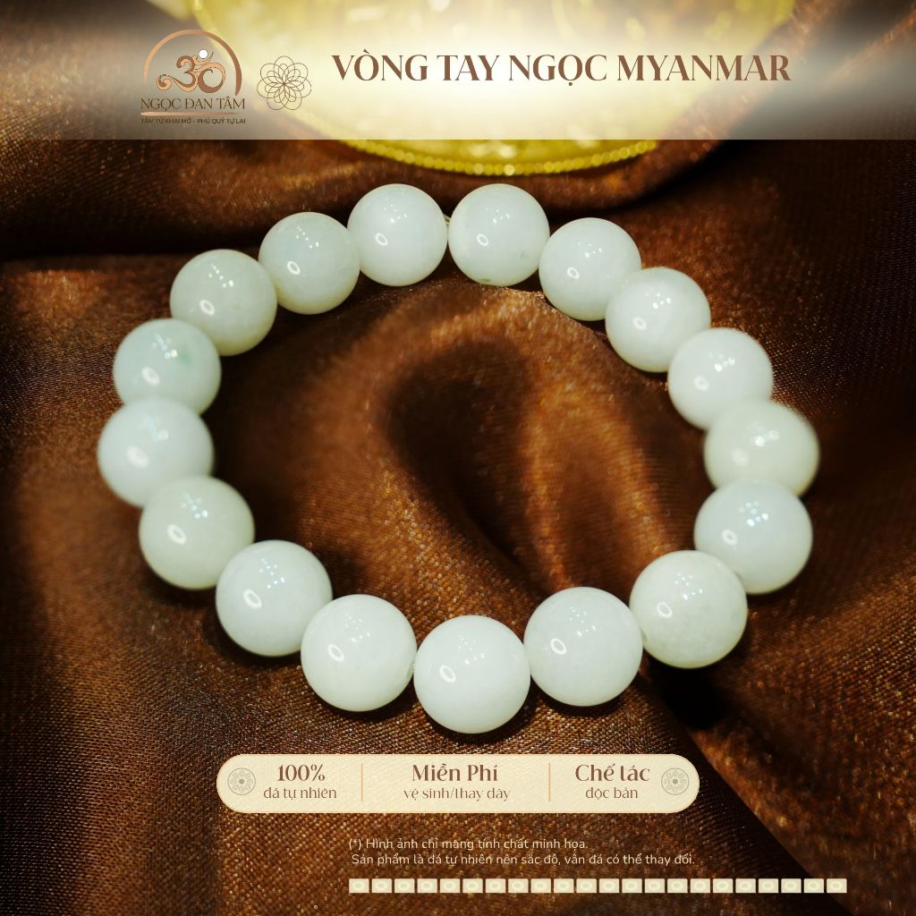 Ngọc Đan Tâm - Vòng tay Ngọc Myanmar (LIULAB 583789)