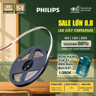 Đèn Dây đèn LEDPHILIPS CertaFlux LEDFlex 5m 500lm/m, 1000lm/m