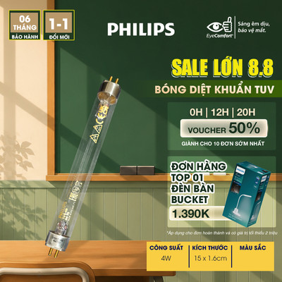 Đèn khử khuẩn PHILIPS TUV 4W