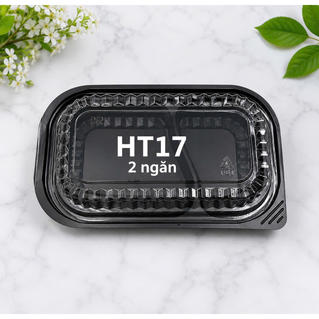 Hộp nhựa 2 ngăn HT17