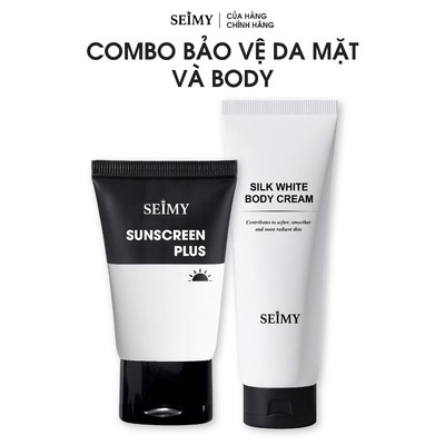 Combo Dưỡng Da Body Và Kem Chống Nắng Seimy