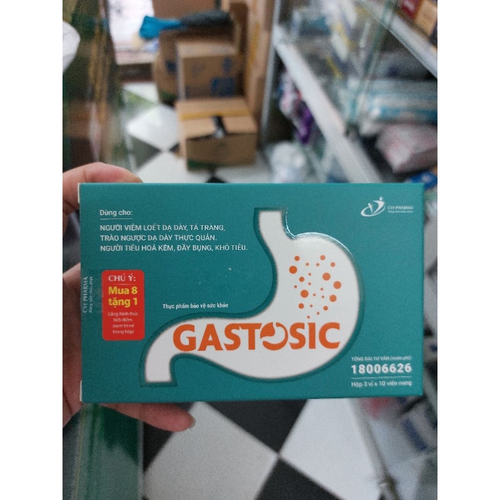 Gastosic- Hỗ trợ giảm triệu chứng trào ngược, viêm loét dạ dày