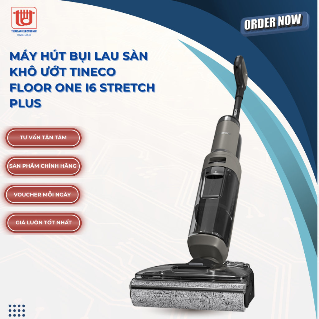 Tineco Máy Hút Bụi Lau Sàn I6 Stretch Plus