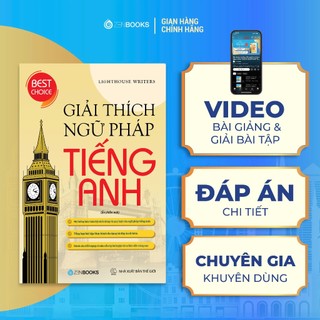 Sách - giải thích ngữ pháp tiếng anh - tự học ngữ pháp từ cơ bản đến nâng cao
