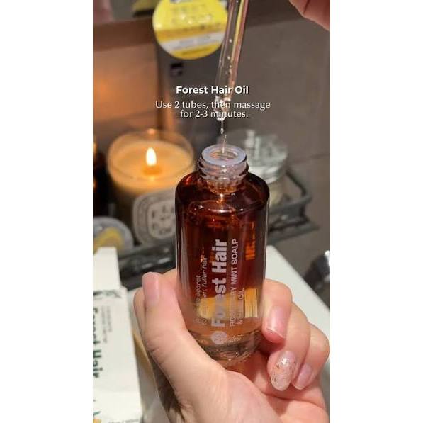 Dầu ủ mọc tóc Forest Hair (tên đầy đủ là Forest Hair Rosemary Mint Scalp & Hair Oil)