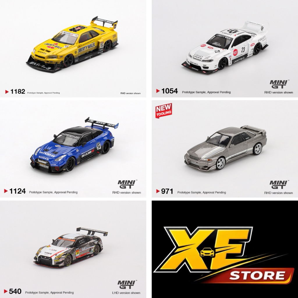 MiniGT NISSAN - Xe Mô Hình Diecast 1/64 - Minigt 1182 540 1124 1054 978 - [XE Store]
