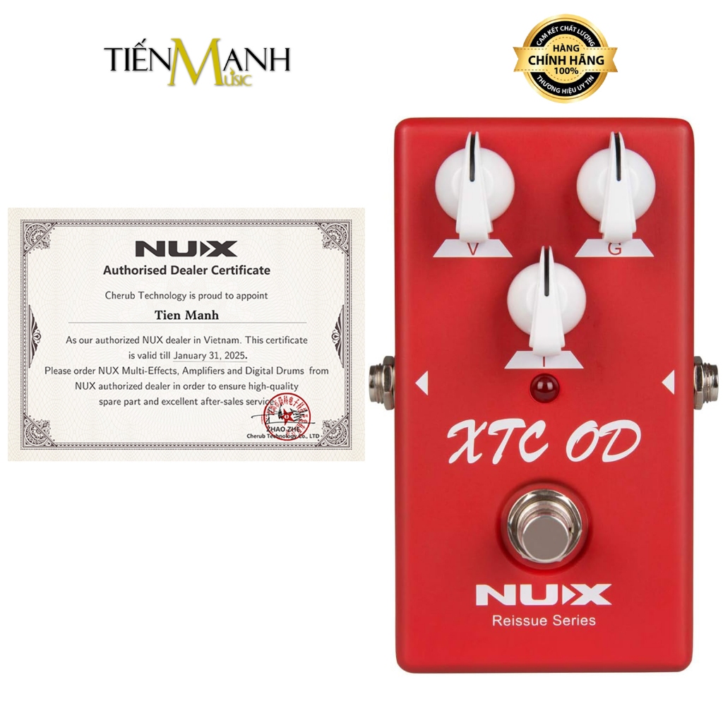 [Chính Hãng] Phơ Cục Nux XTC OD - Analog Overdrive Bàn Đạp Fuzz Effect Pedal