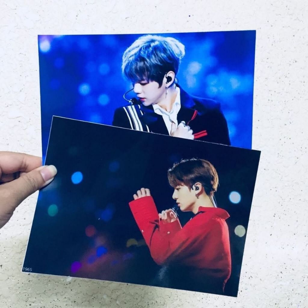 [IN THEO YÊU CẦU] Combo 10 Tấm Ảnh Size 5.5x9cm 1 Mặt In Hình Cá Nhân, Idol, Hình Gia Đình Cắt Sẵn