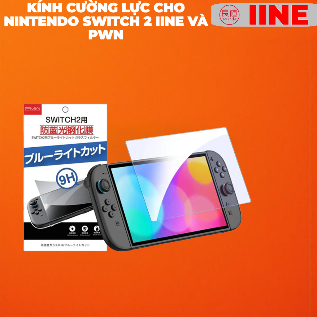Kính Cường Lực IINE Cho Máy Nintendo Switch 2