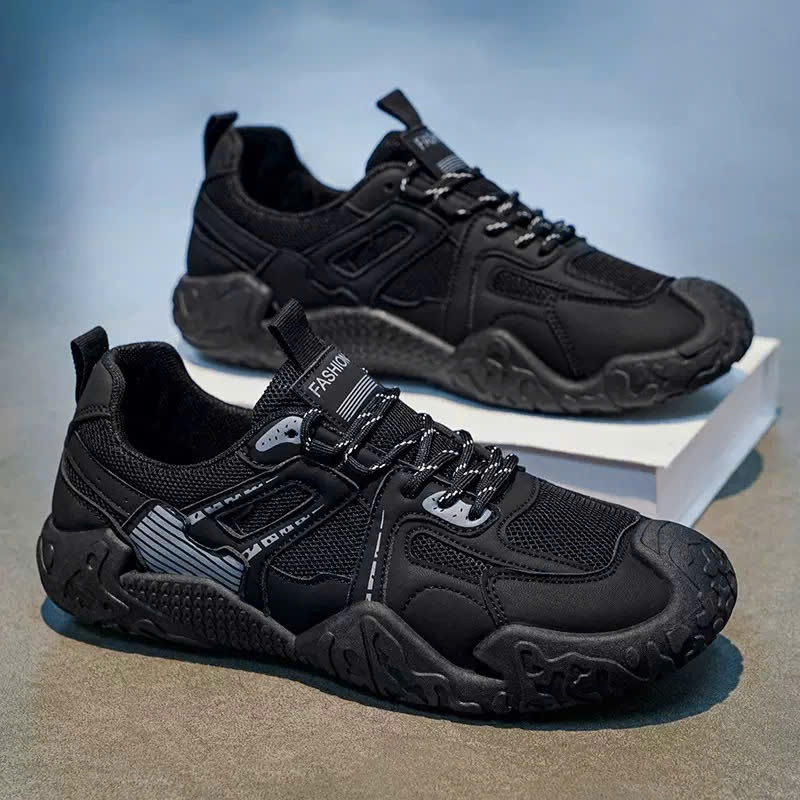 Giày Thể Thao Nam Sneaker Mẫu Mới, Giày Thoáng Khí, Mã MB111 Ghi,Đen