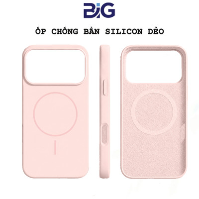 Ốp Lưng Chính Hãng Big  Silicon Chống Bẩn Sạc Từ Tính dùng cho máy 12PRM đến 17PRM