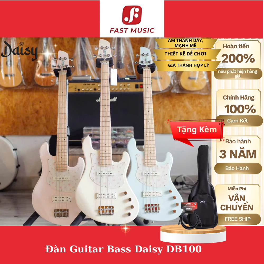 Đàn Guitar Bass Daisy DB100 4 Strings Chính Hãng | Fastmusic