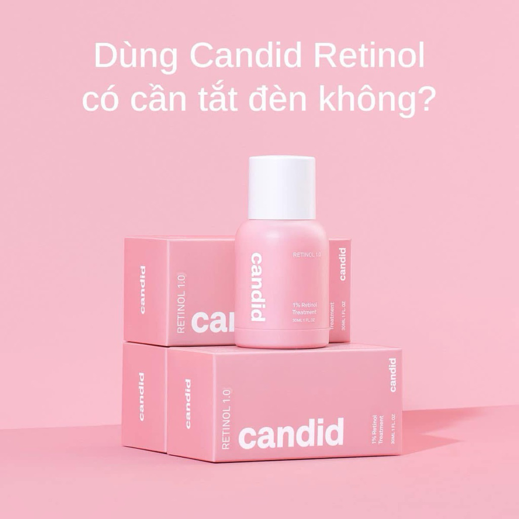 Tinh Chất Retinol Candid C hồng Lão Hóa, Nhăn Candid 0.5% Retinol/ 1% Retinol Treatment 30ml