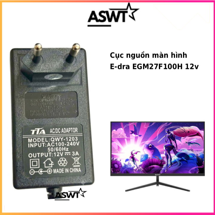 Cục nguồn màn hình máy tính E-dra EGM27F100H EGM24F120H - FULL VÁT adapter màn hình Edra