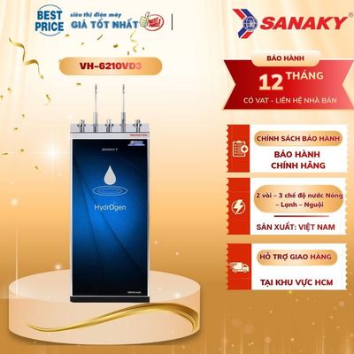 Máy Lọc Nước Nóng Lạnh Nguội Inverter Sanaky VH-6210VD3 10 Lõi