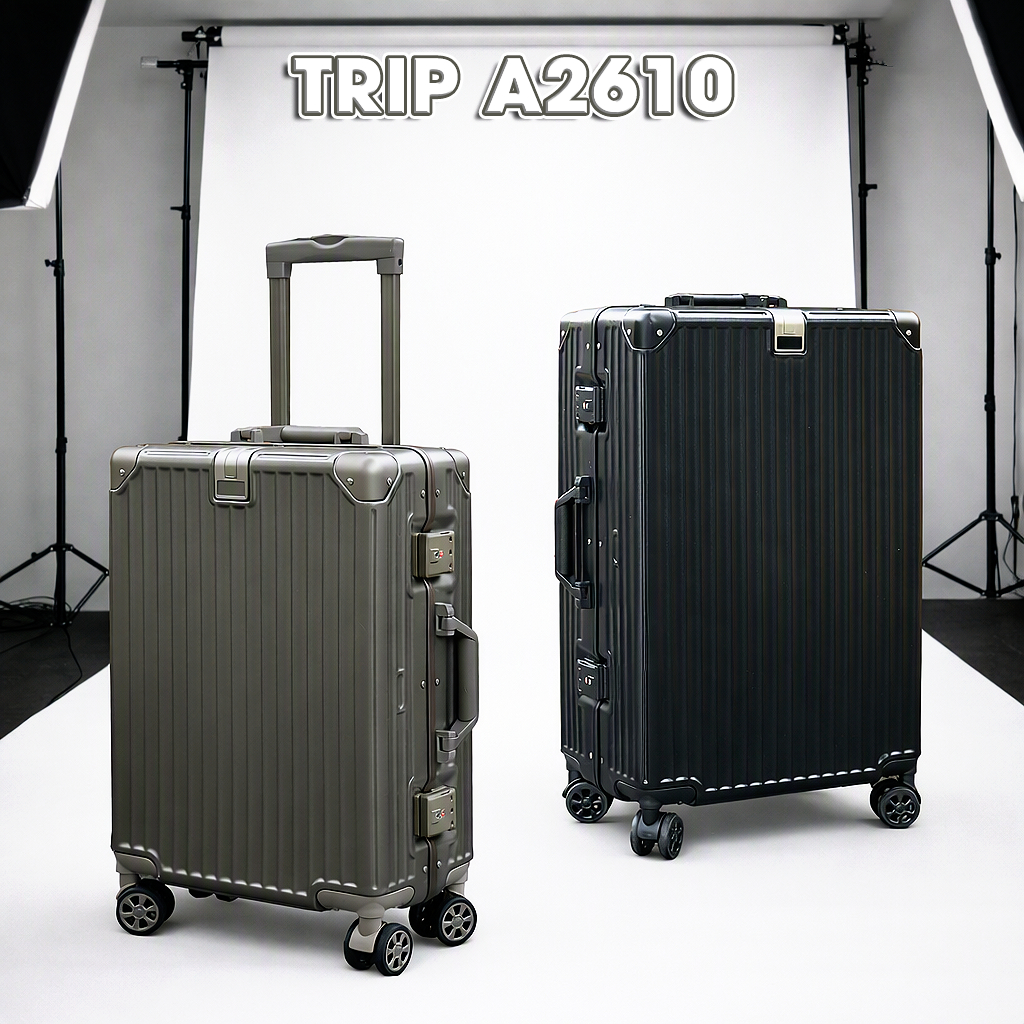 Vali khung nhôm TRIP A2610 - Bảo hành 60 tháng - Nhựa PC+ABS cao cấp - Vali TRIP chính hãng