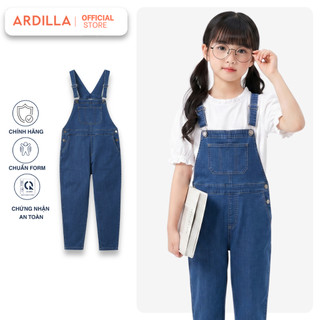 Quần Yếm Jean /Yếm Bò Cá Tính Cho Bé Gái ARDILLA , Chất Liệu Jean Mềm Mại, Co Giãn Chuẩn Phom Cho Bé Từ 6-15 Tuổi KC9205