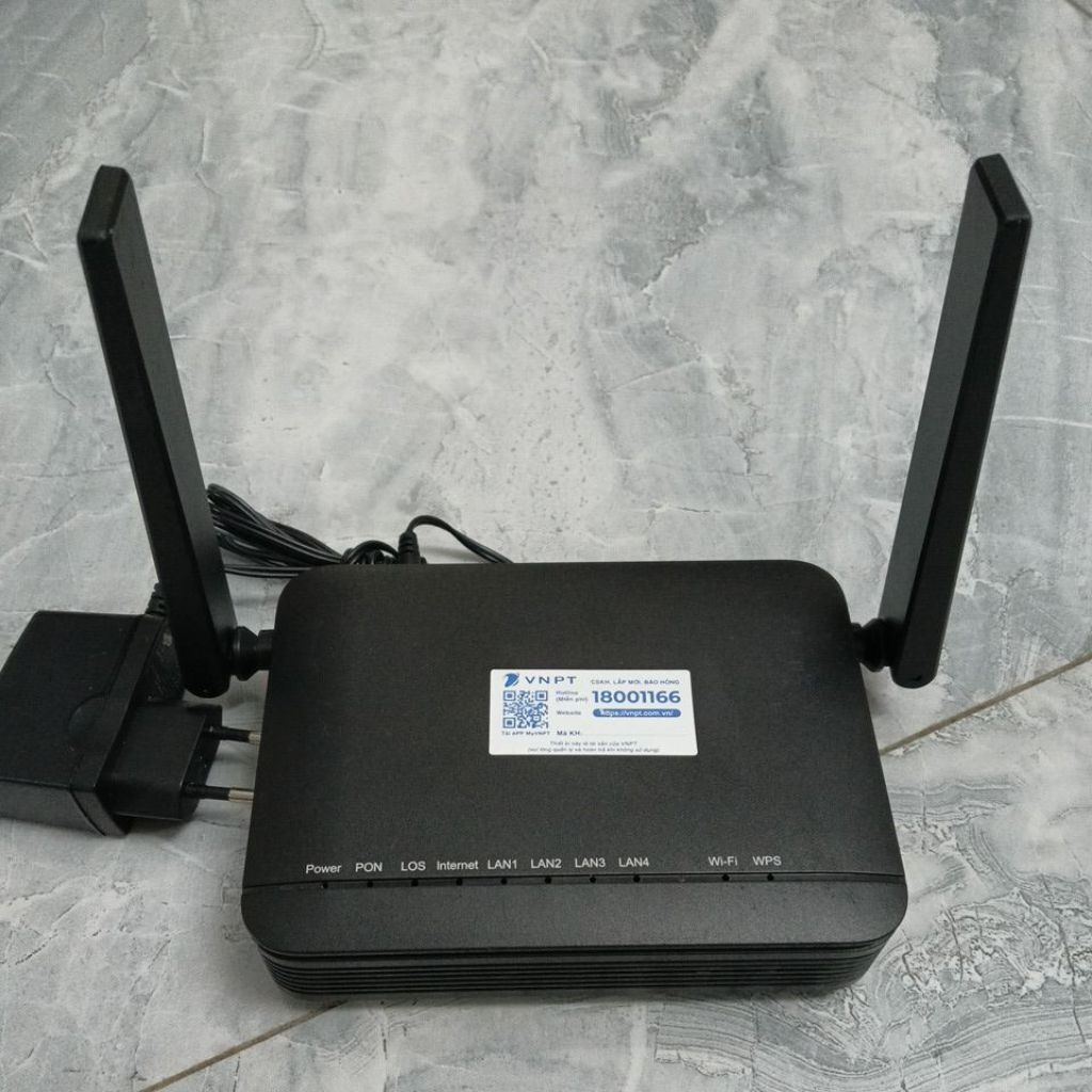 (hàng cũ) Bộ Phát Wiffi 6 moden Quang VNPT ZXHN f6201B 2 Băng tần 2.4G và 5G