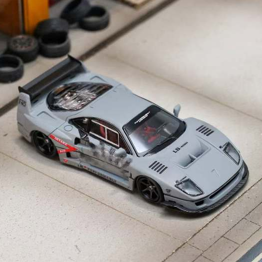 Xe mô hình FERRARI 1:64 SW x GHOST PLAYER Custom Edition 1/64 LBWK F40 Diecast Model. SW-149