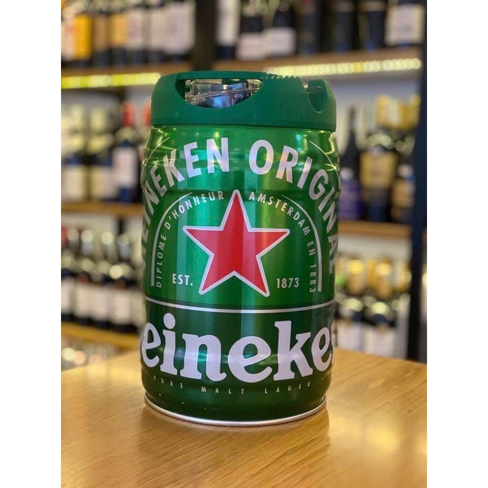 [Bom + Bắp] Bia Heineken Bom Hà Lan Ngon Đẹp Xịn Nồng độ 5% 5 Lít