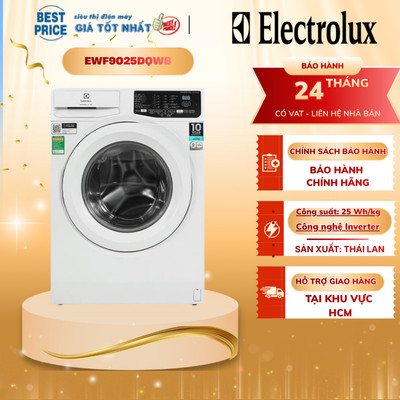 Máy giặt Electrolux UltimateCare 100 Inverter 9 kg EWF9025DQWB