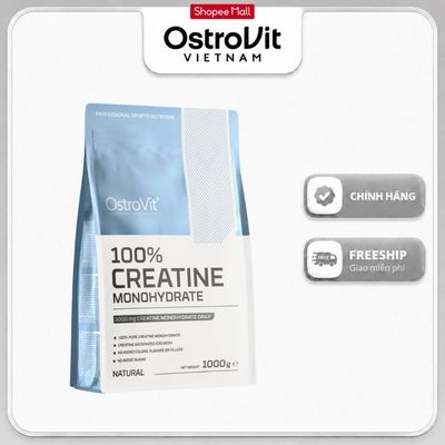 [HŨ/TÚI TÙY ĐỢT] OstroVit Creatine Monohydrate (300g / 500g / 1000g) – Tăng Sức Mạnh