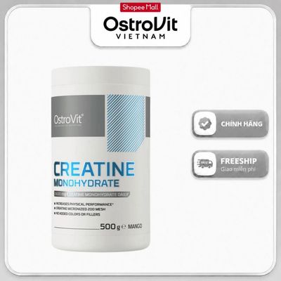[HŨ/TÚI TÙY ĐỢT] OstroVit Creatine Monohydrate 1kg – Tăng Cơ – Tăng Sức MạnH | Bột Micronized