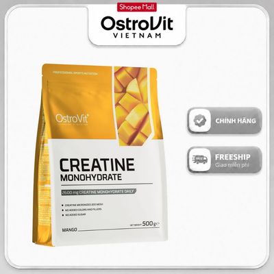 [HŨ/TÚI TÙY ĐỢT] OstroVit Creatine Monohydrate 500g – Đơn Giản, Tinh Khiết, Hiệu Quả