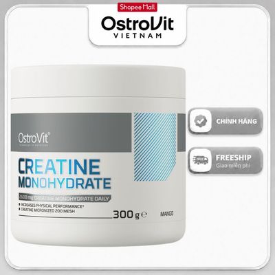 [HŨ/TÚI TÙY ĐỢT] OstroVit Creatine Monohydrate 500g – Tăng Sức Mạnh Cơ Bắp Mỗi Ngày