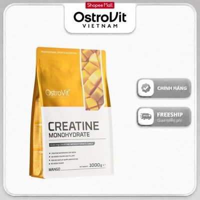 [HŨ/TÚI TÙY ĐỢT] OstroVit Creatine Monohydrate (500g) – Nhiều Mùi Vị