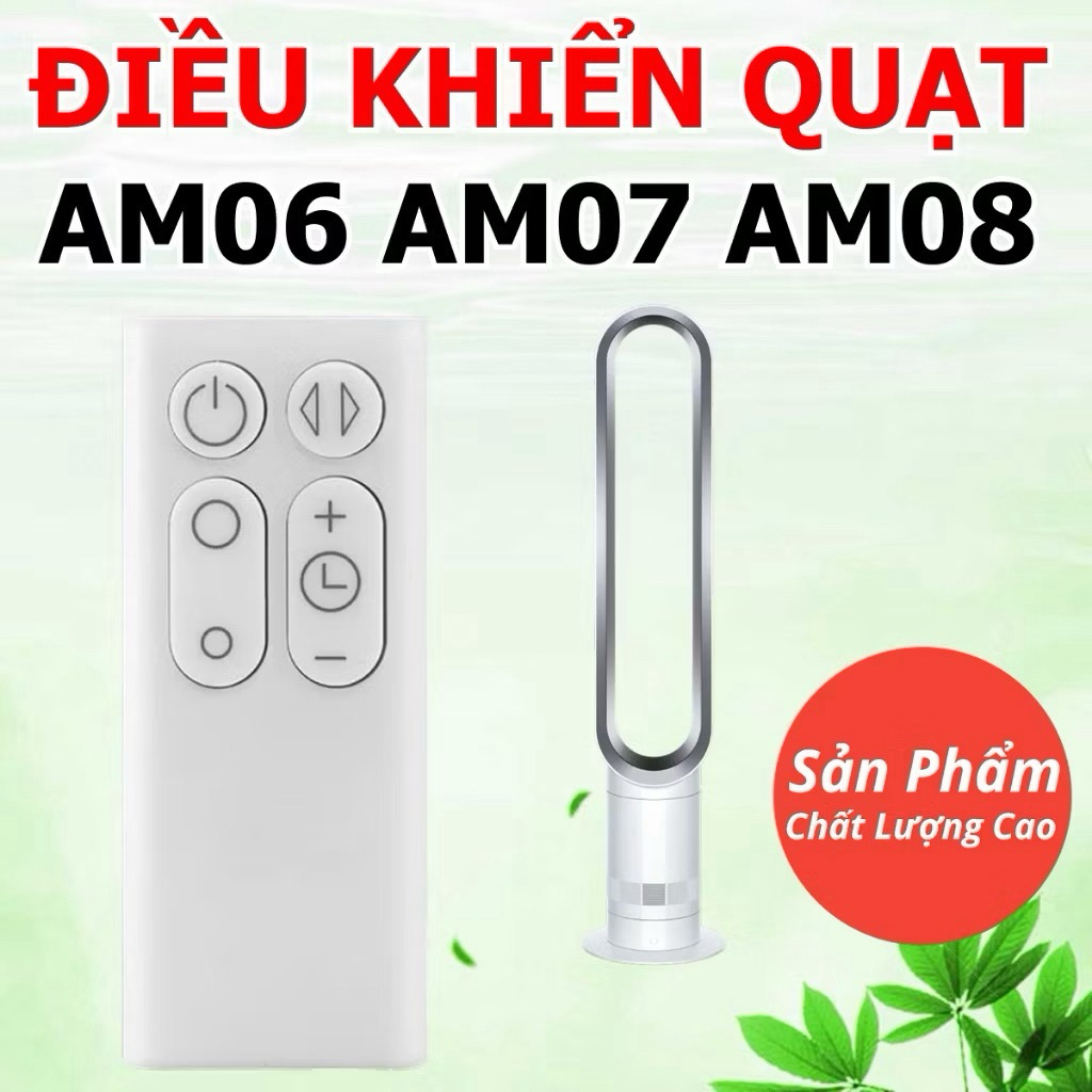 Remote - điều khiển quạt Dyson không cánh tặng pin theo máy AM07-AM08