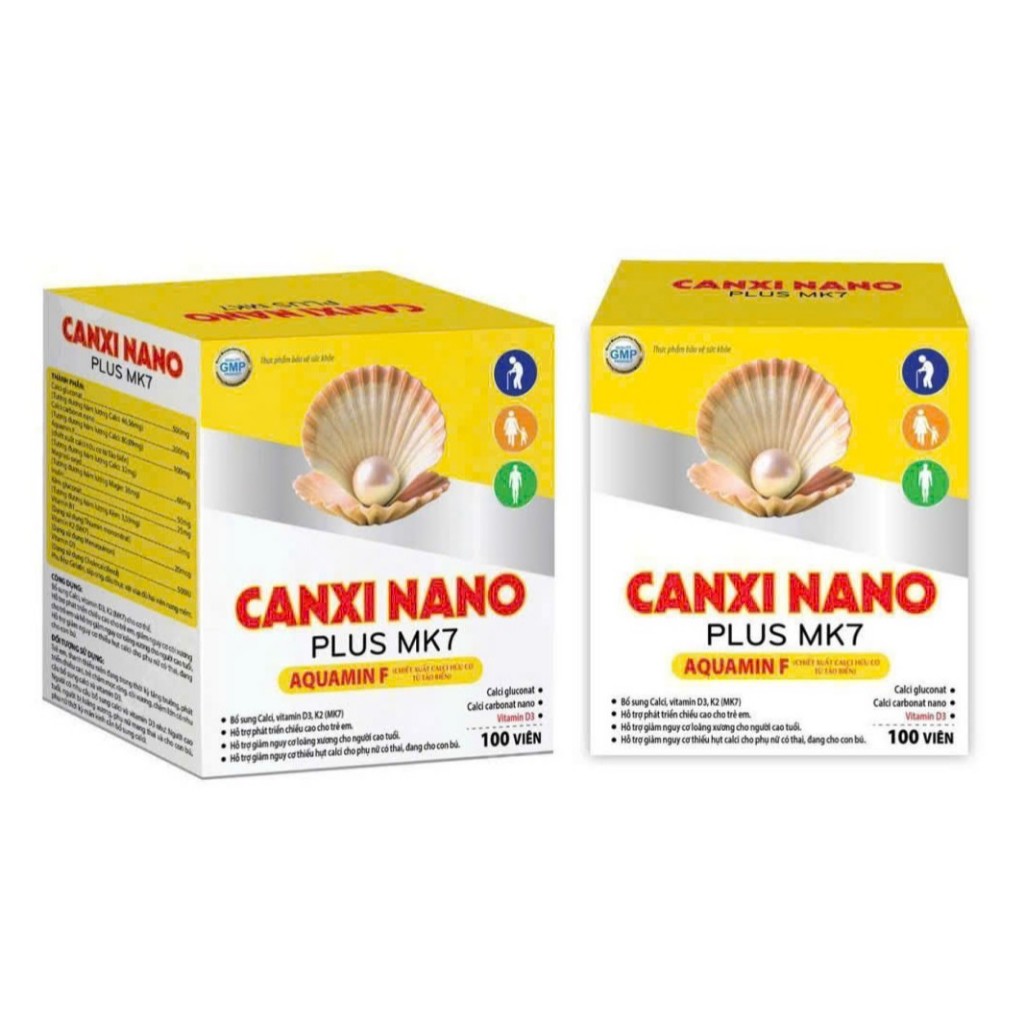 canxi nano mk7 plus Mk7 D3 BỔ SUNG CANXI, chống còi xương, loãng xương phát triển chiều cao VT