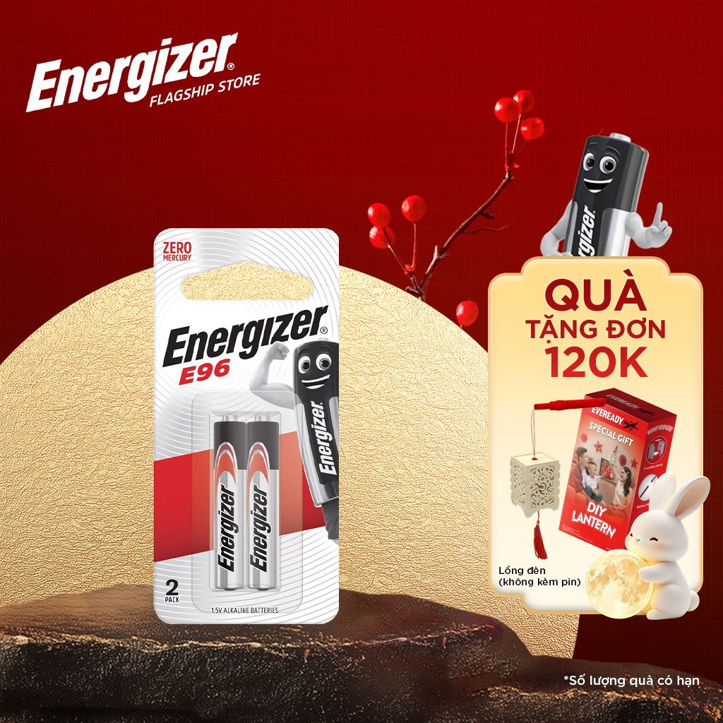 Pin AAAA Energizer E96 BP2 - Vỉ 2 Viên