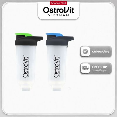 Bình Shaker Ostrovit - Dòng Aqua 500ml / 700ml – Nhỏ Gọn, Tiện Dụng, Có Vạch ML – Pha Whey, BCAA
