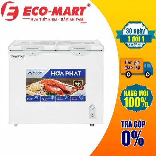 BD6205 Tủ đông Hòa Phát 2 chế độ, 205 Lít HPF BD6205, Ngăn mát 108 lít - Ngăn đông 97 lít