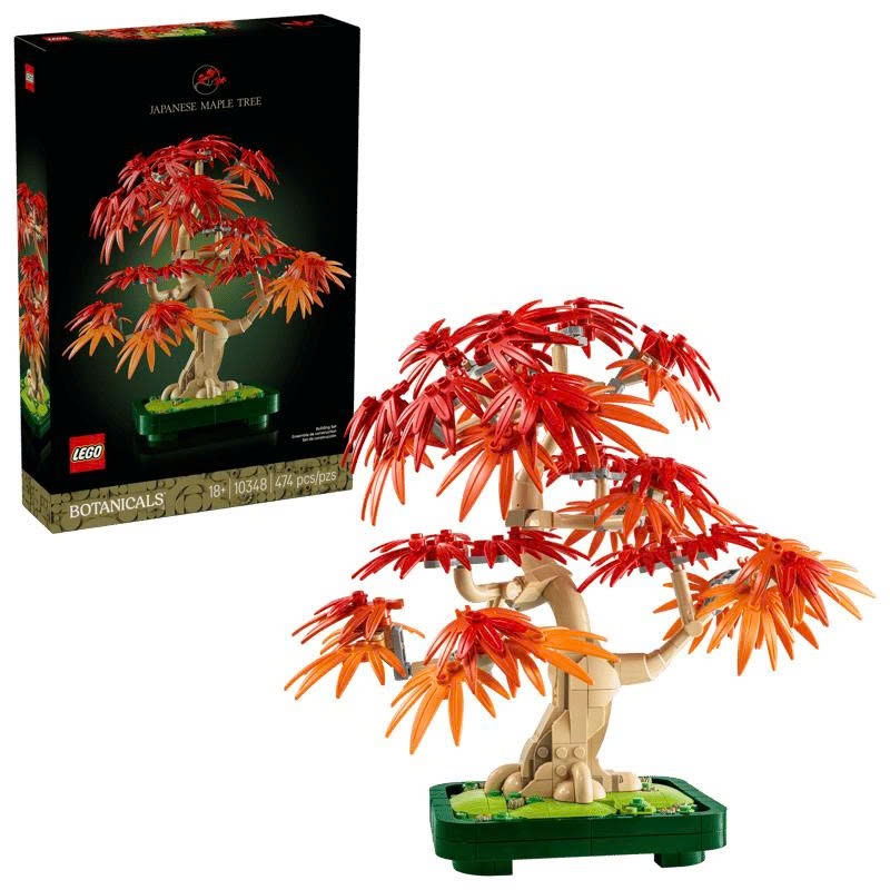 Lego 10348 Đồ Chơi Lắp Ráp Japanese Red Maple Bonsai Tree