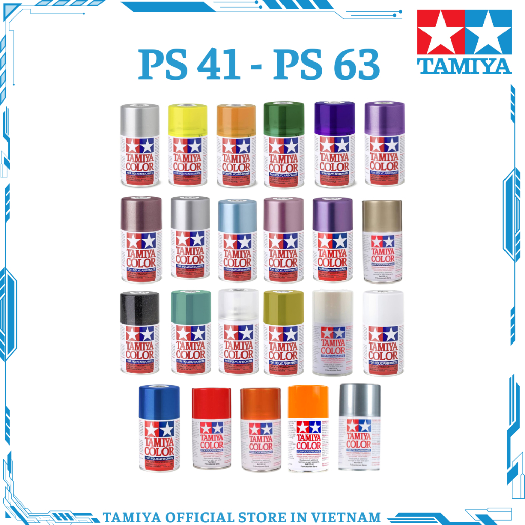 [TAMIYA] Sơn xịt PS 100ml (PS41-PS63)