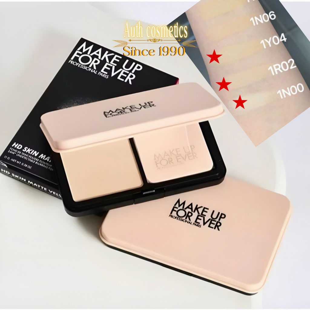 Phấn Phủ Make Up For Ever nén Kiềm Dầu Mịn Lì tự nhiên - Make Up For Ever HD Skin Matte Velvet