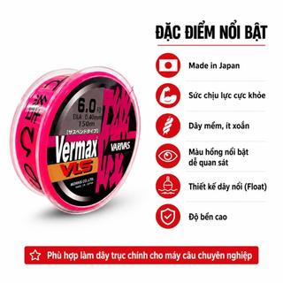 Dây Câu Cá VARIVAS Floating Line No.6.0 - 0.40mm 150m Made in Japan - SIZE SỐ 6 THÍCH HỢP CHO MÁY 4000 5000 CÂU SÔNG