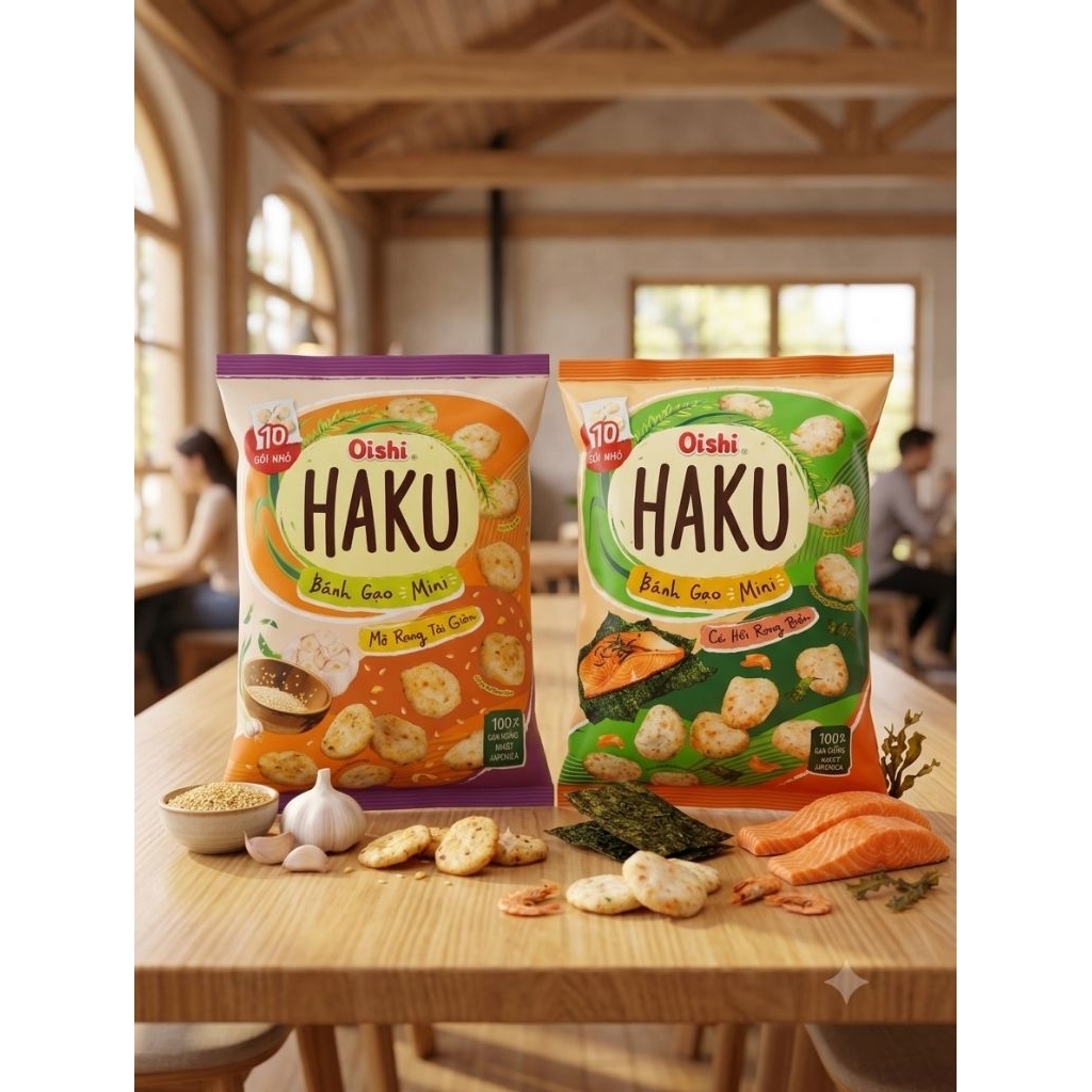 COMBO NHIỀU VỊ - BÁNH GẠO OISHI HAKU
