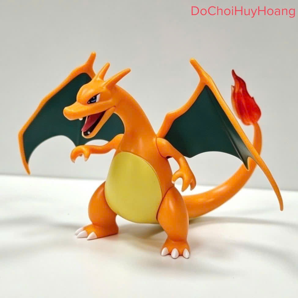 Mô Hình tượng nhân vật Charizard dáng đứng 9cm