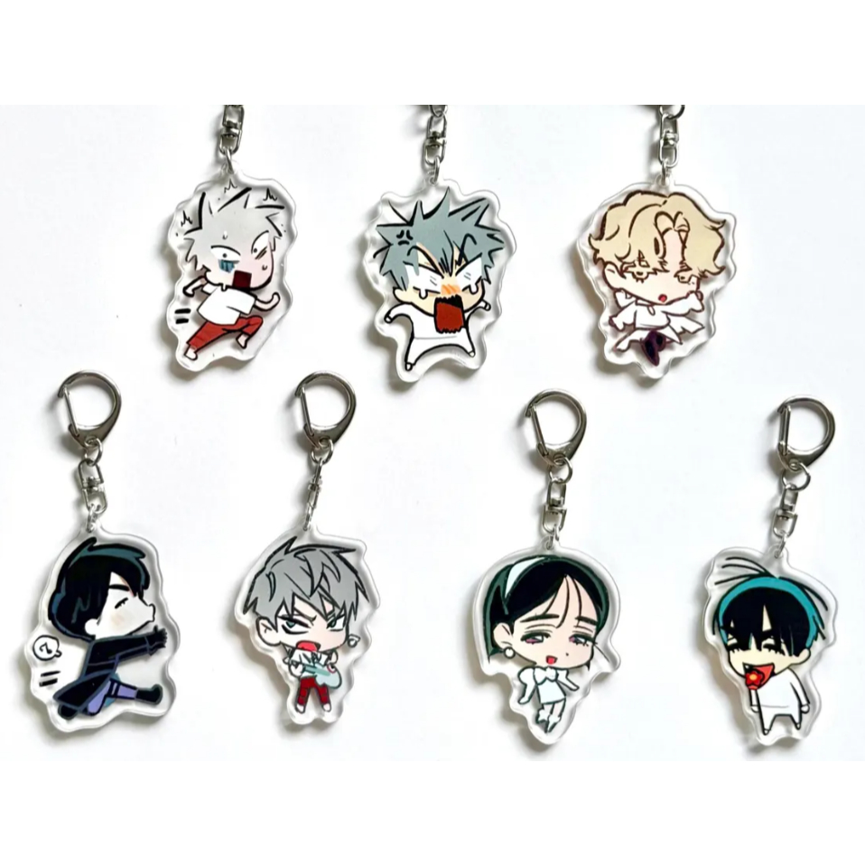 Alien Stage Acrylic Keychain, Alien Stage Double Side Acrylic Keychain, Ivan, Luka, Sua, Hyuna, Till