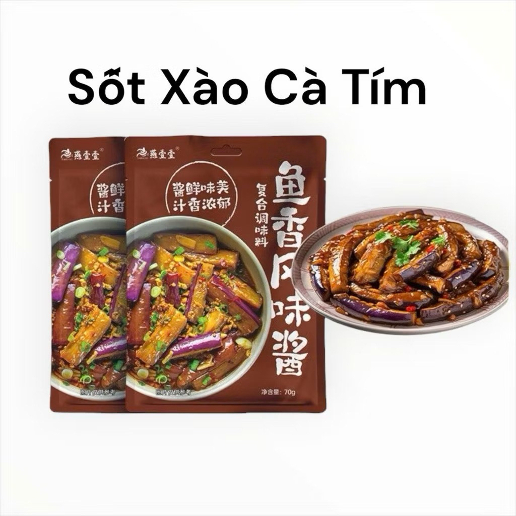 Sốt Xào Cà Tím Chuẩn Vị Trung Hoa