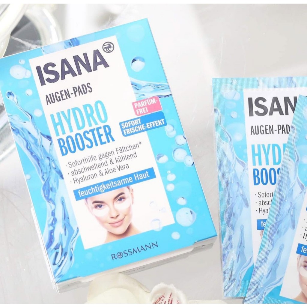 Made.in.Germany💚- 💧👁️ MIẾNG ĐẮP MẮT ISANA AUGEN-PADS HYDRO BOOSTER